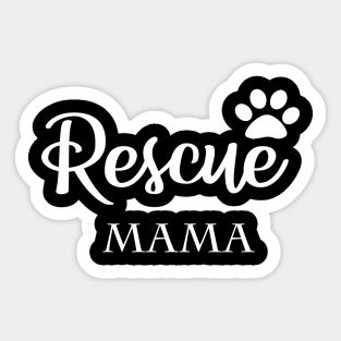 Rescue Mama Dog Rescue Sticker